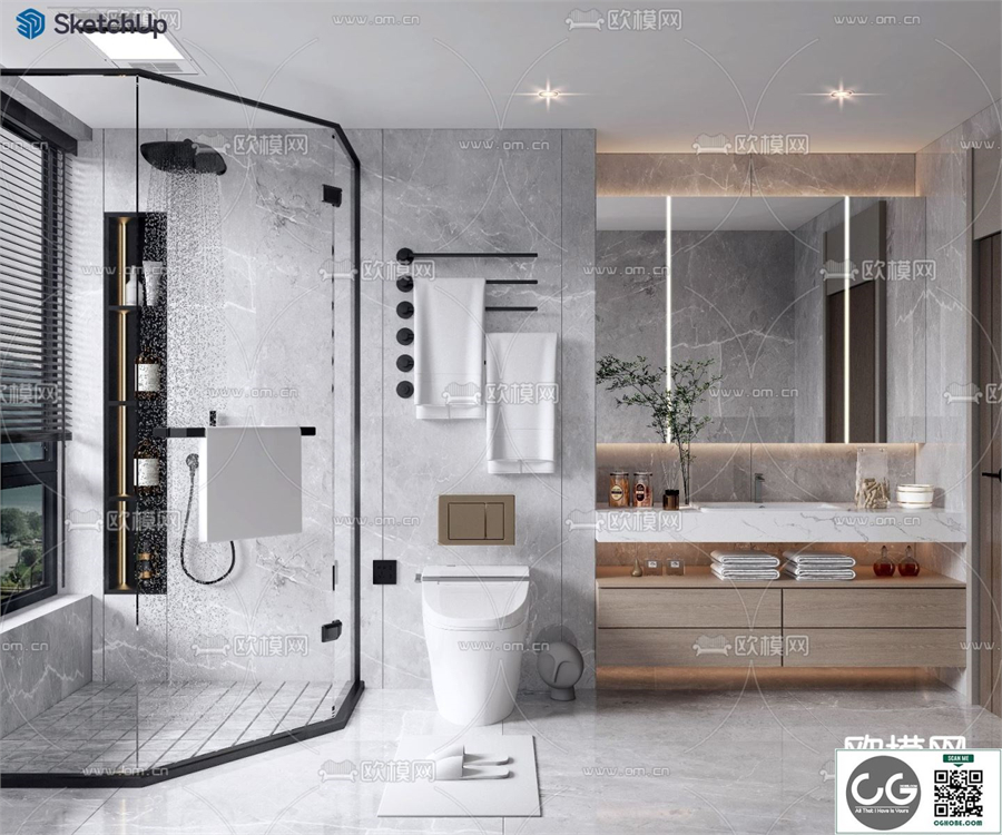 BATHROOM SKETCHUP MODEL
