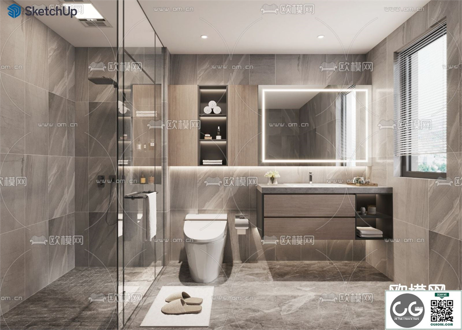 BATHROOM SKETCHUP MODEL