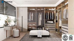 CLOAKROOM SKETCHUP MODEL