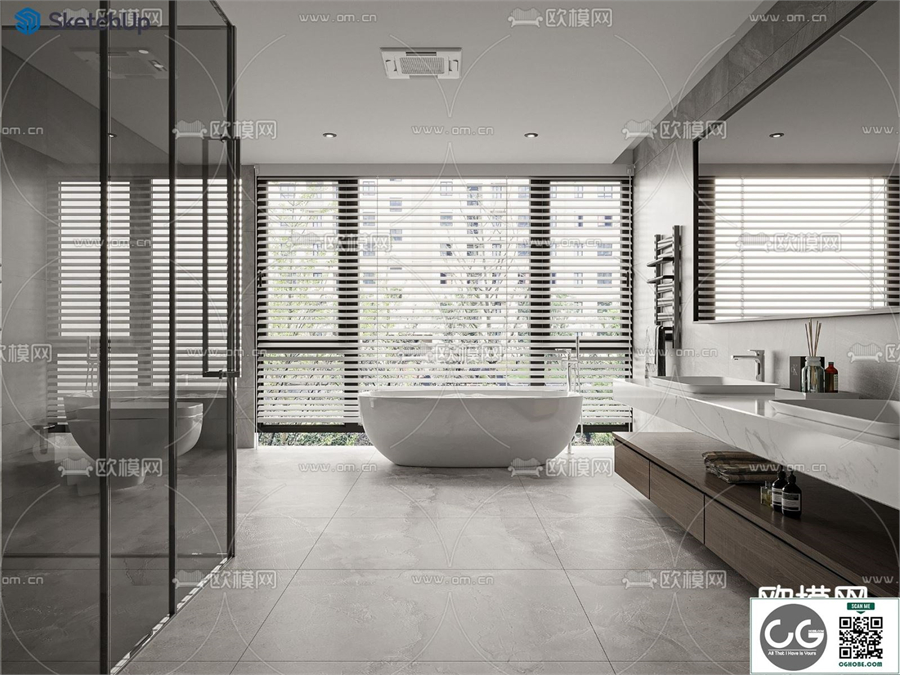 BATHROOM SKETCHUP MODEL