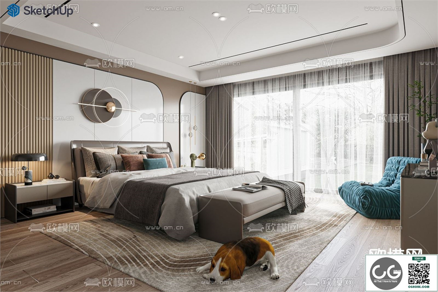 BEDROOM SKETCHUP MODEL