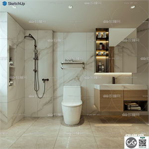 BATHROOM SKETCHUP MODEL