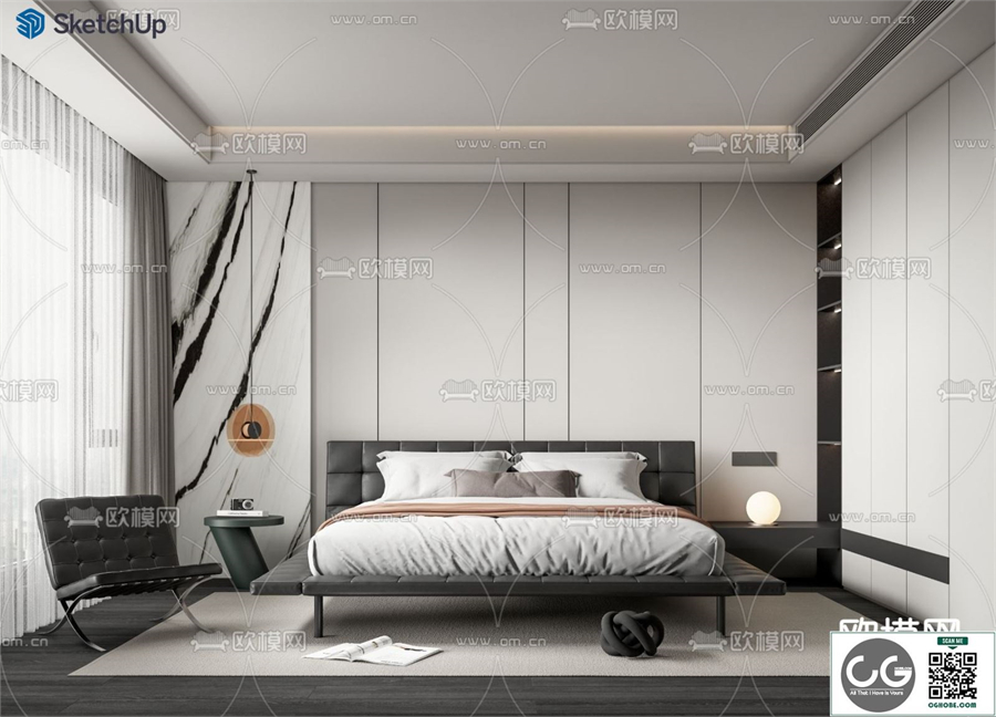 BEDROOM SKETCHUP MODEL