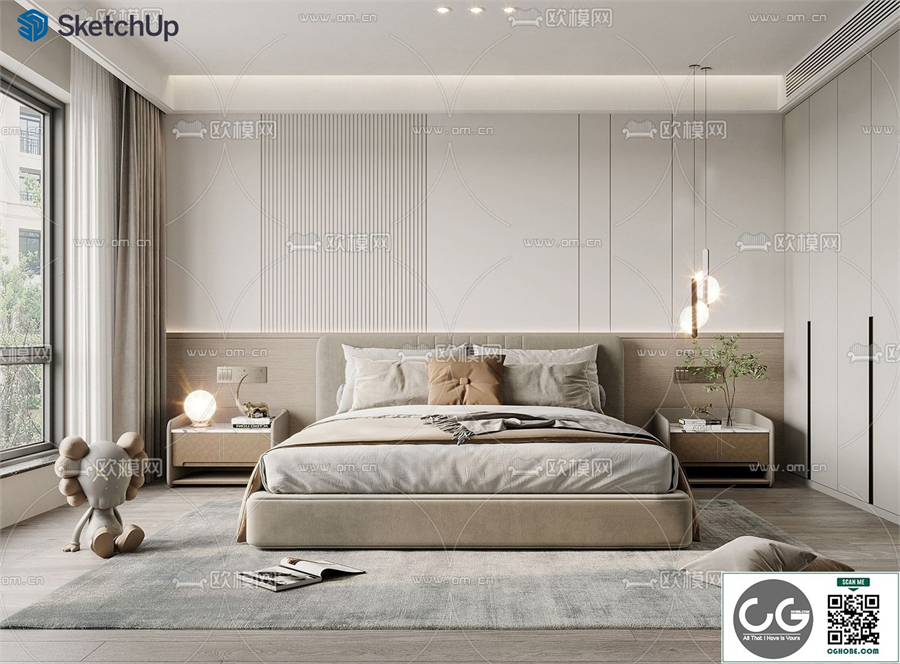 BEDROOM SKETCHUP MODEL