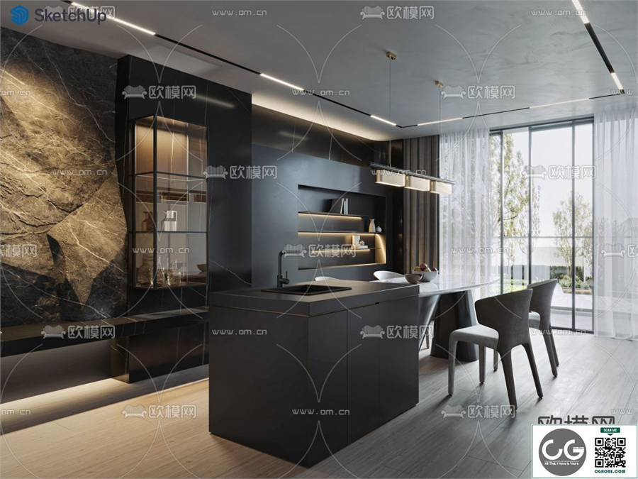 DINING ROOM SKETCHUP MODEL 