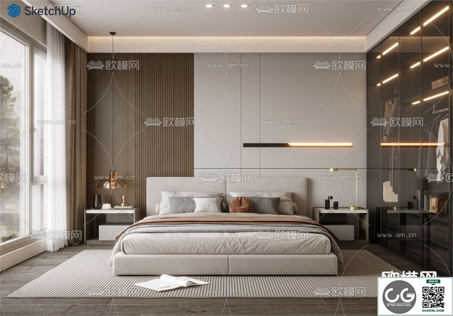BEDROOM SKETCHUP MODEL