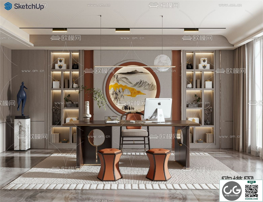 STUDY SKETCHUP MODEL