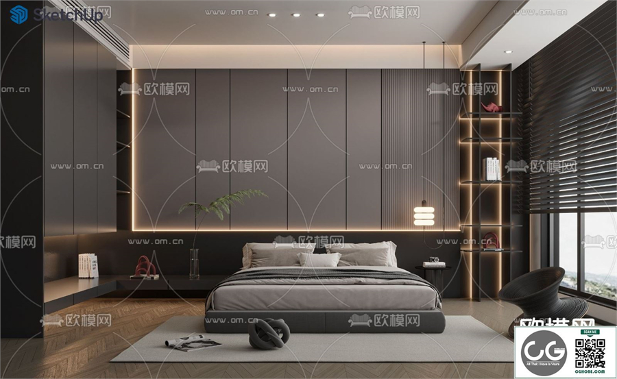 BEDROOM SKETCHUP MODEL