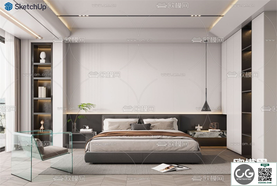 BEDROOM SKETCHUP MODEL