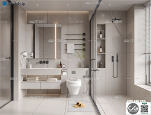 BATHROOM SKETCHUP MODEL