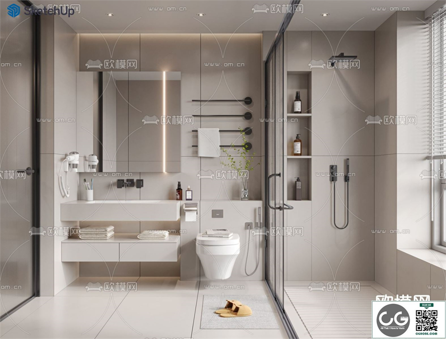 BATHROOM SKETCHUP MODEL