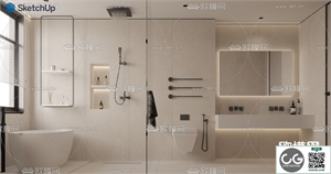 BATHROOM SKETCHUP MODEL