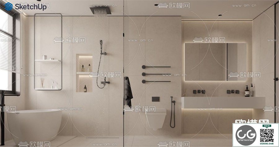 BATHROOM SKETCHUP MODEL