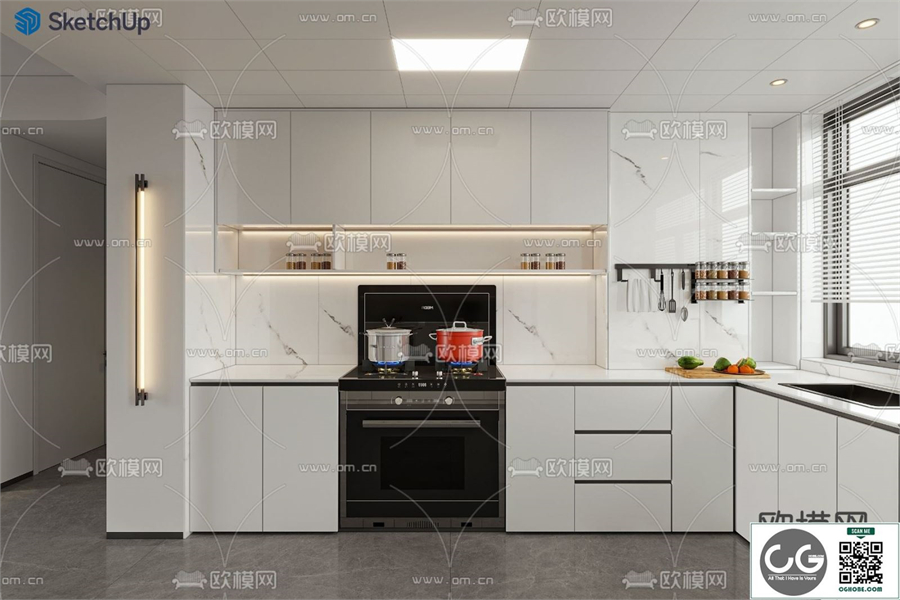 KITCHEN SKETCHUP MODEL 