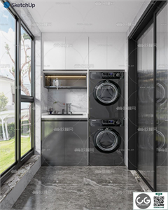 LAUNDRY SKETCHUP MODEL