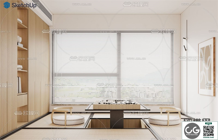 TEAROOM SKETCHUP MODEL