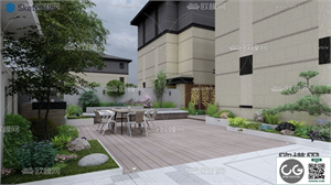MINIATURE GARDEN SKETCHUP MODEL