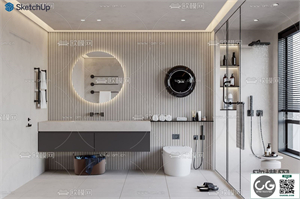 BATHROOM SKETCHUP MODEL