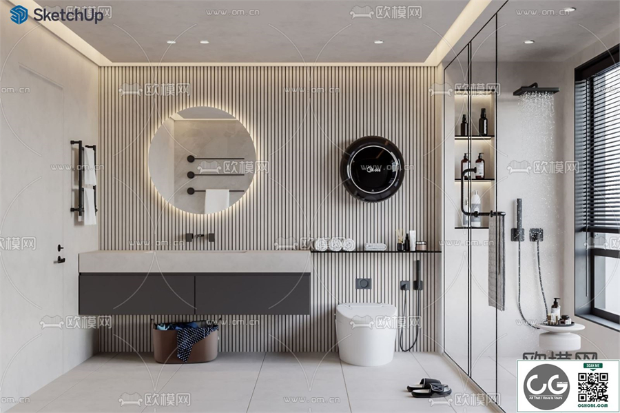 BATHROOM SKETCHUP MODEL