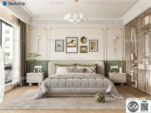 BEDROOM SKETCHUP MODEL