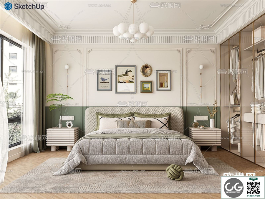 BEDROOM SKETCHUP MODEL