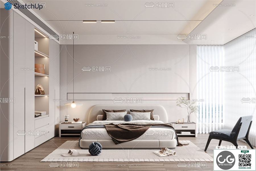 BEDROOM SKETCHUP MODEL