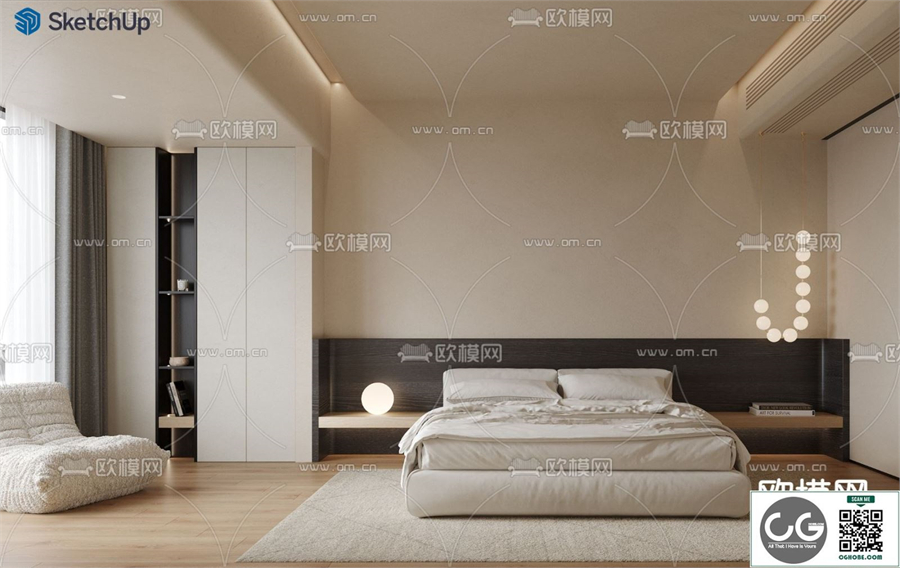 BEDROOM SKETCHUP MODEL