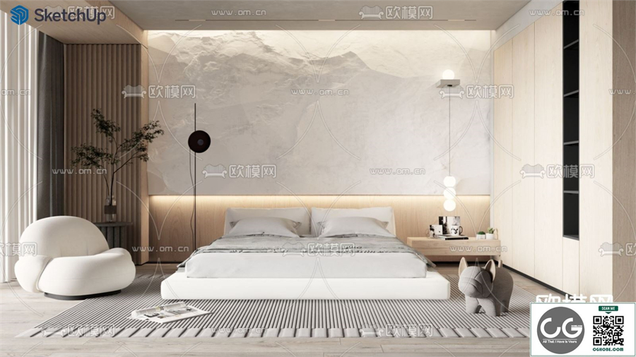 BEDROOM SKETCHUP MODEL