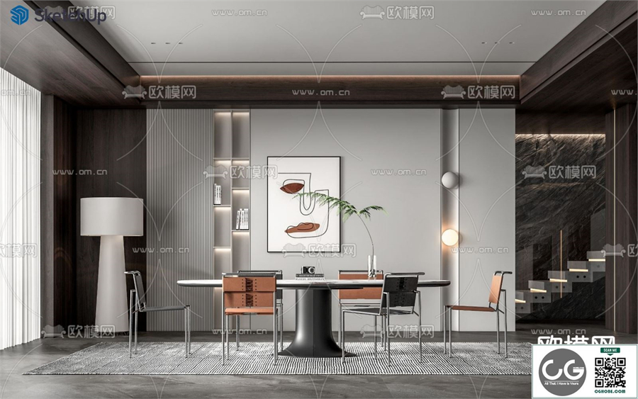 DINING ROOM SKETCHUP MODEL 
