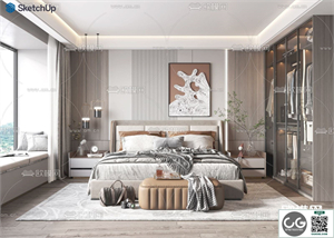 BEDROOM SKETCHUP MODEL