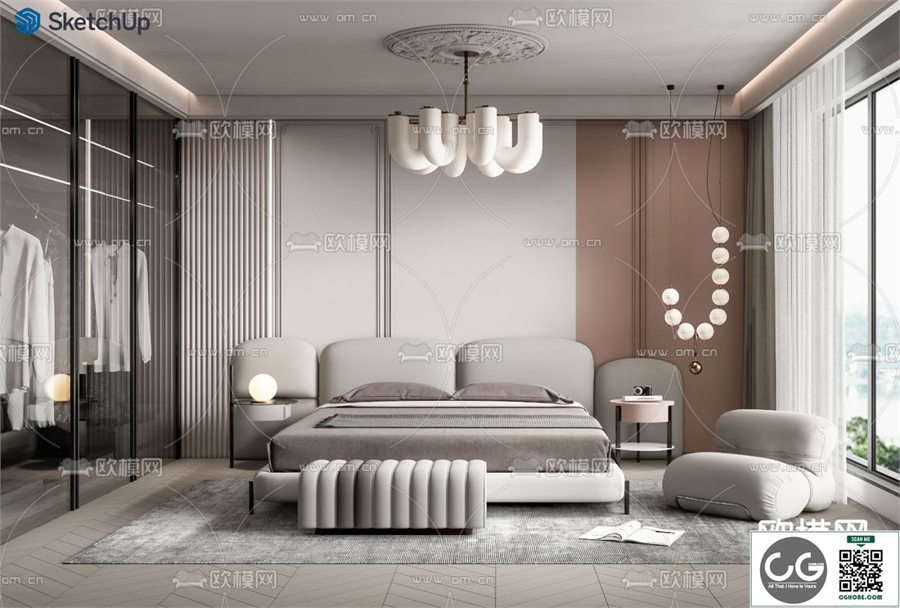 BEDROOM SKETCHUP MODEL