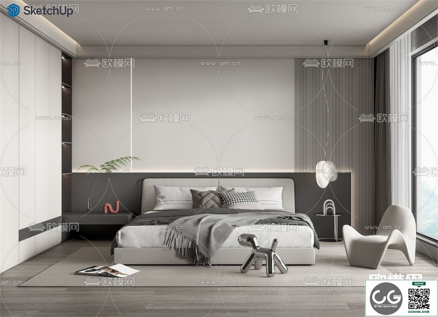 BEDROOM SKETCHUP MODEL