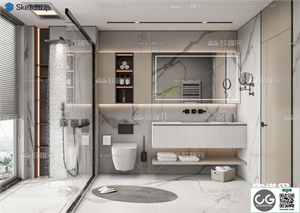 BATHROOM SKETCHUP MODEL