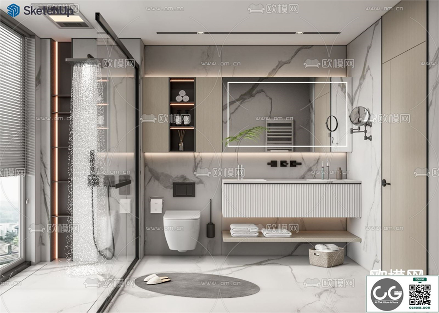 BATHROOM SKETCHUP MODEL