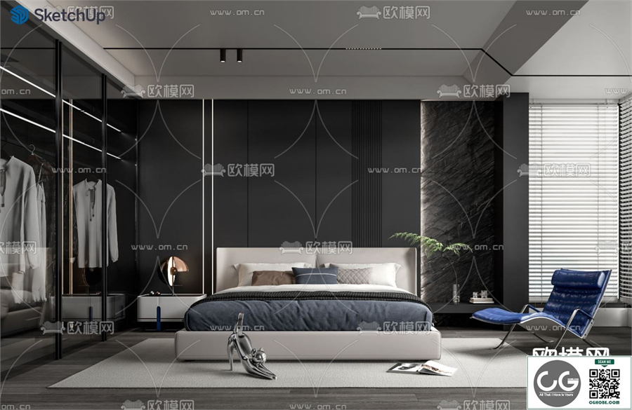 BEDROOM SKETCHUP MODEL