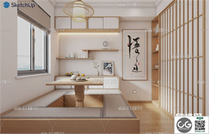 TEAROOM SKETCHUP MODEL