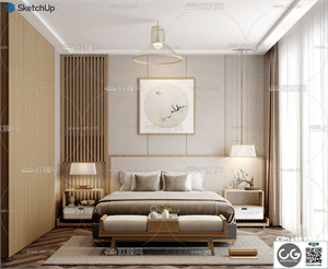 BEDROOM SKETCHUP MODEL