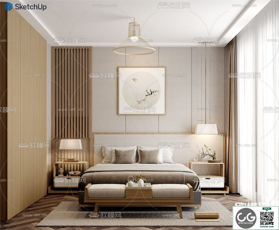 BEDROOM SKETCHUP MODEL