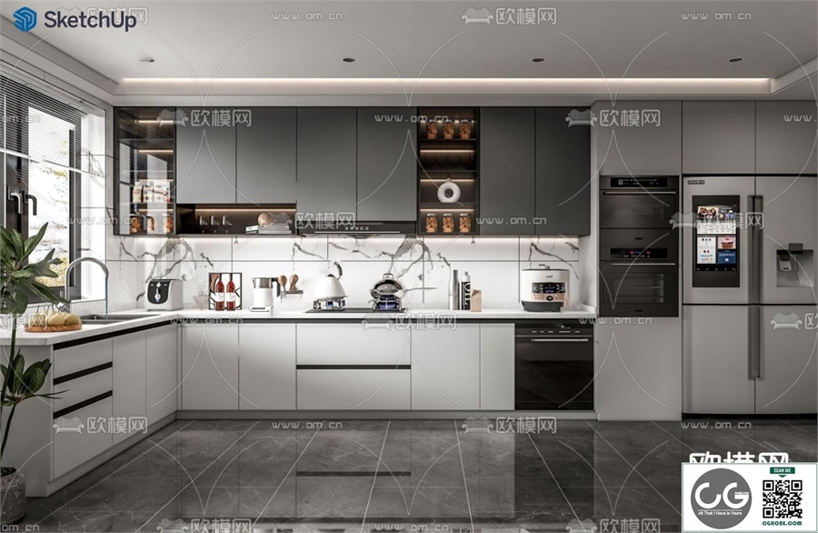 KITCHEN SKETCHUP MODEL 