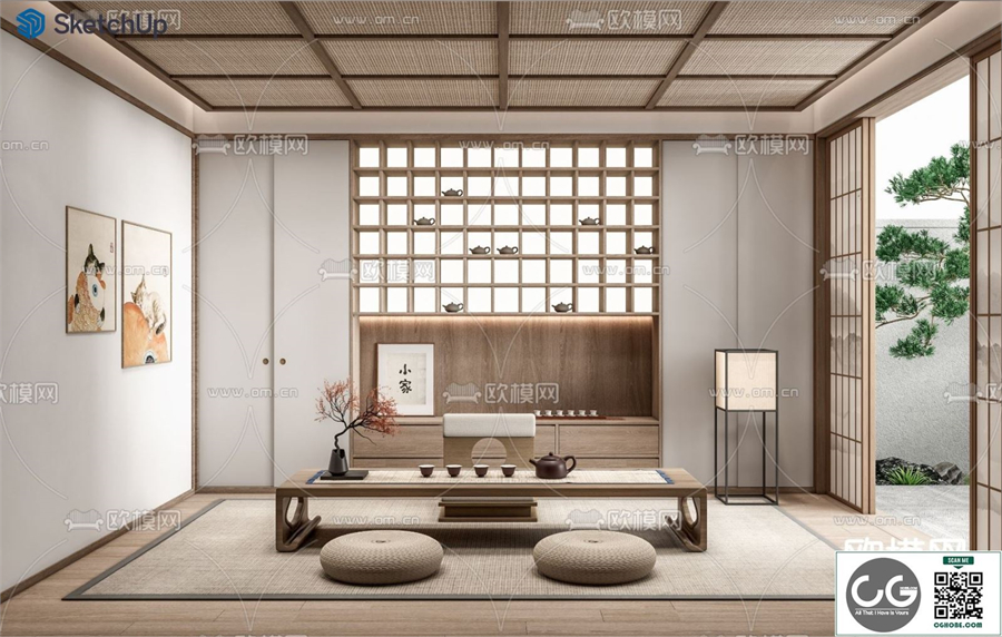 TEAROOM SKETCHUP MODEL