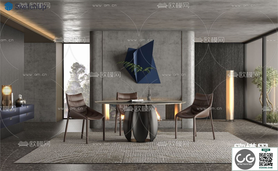DINING ROOM SKETCHUP MODEL 