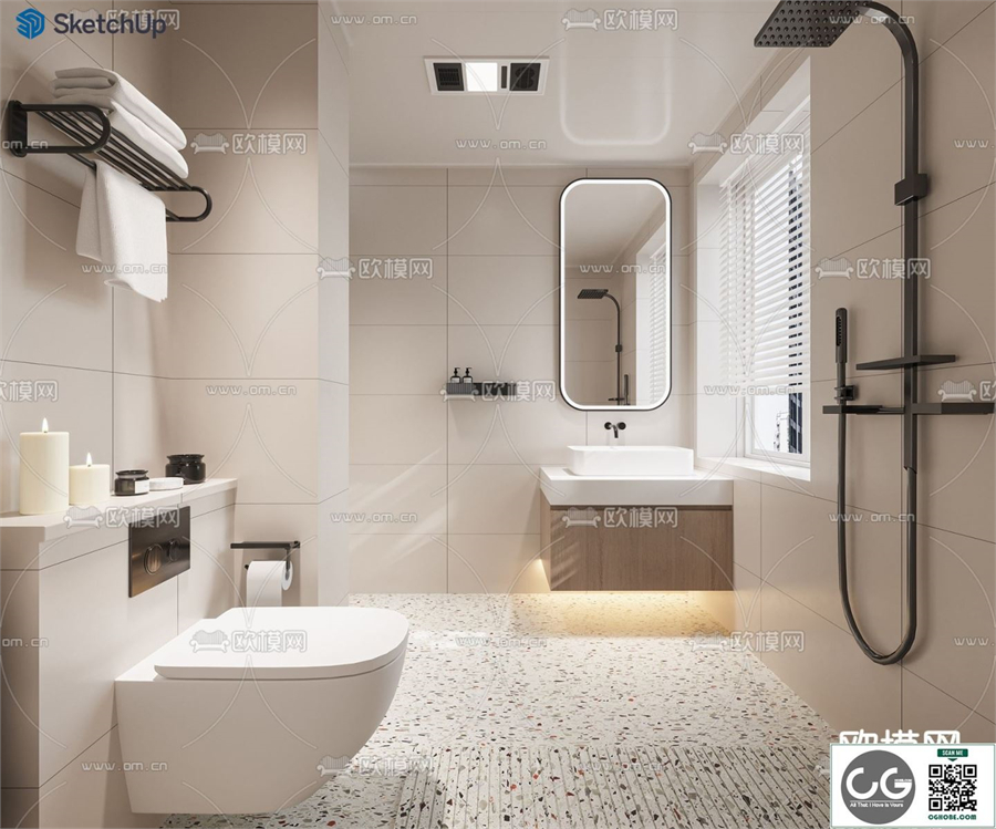 BATHROOM SKETCHUP MODEL