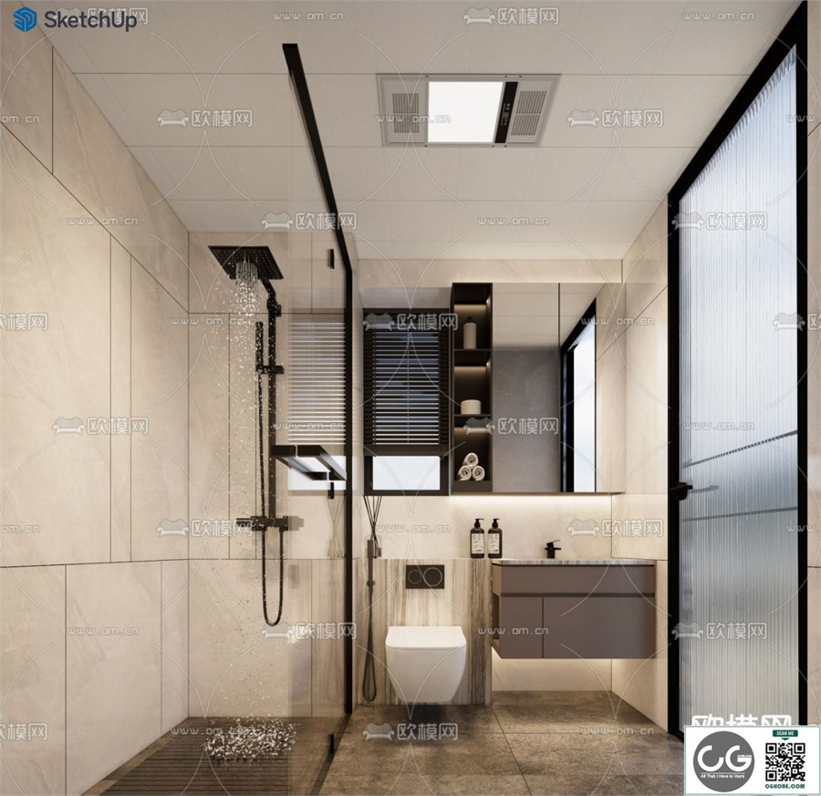 BATHROOM SKETCHUP MODEL
