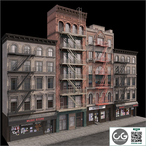New York Brooklyn buildings fasads