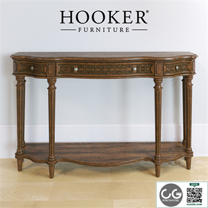 Three Drawer Thin Console