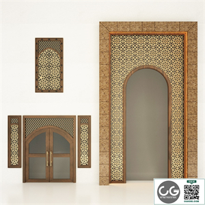 Arch in Geometry Ornament