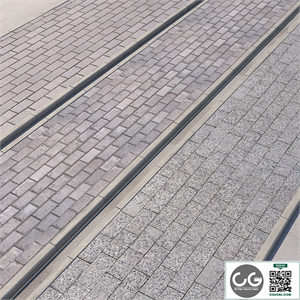3 variants of pavement with road set_4