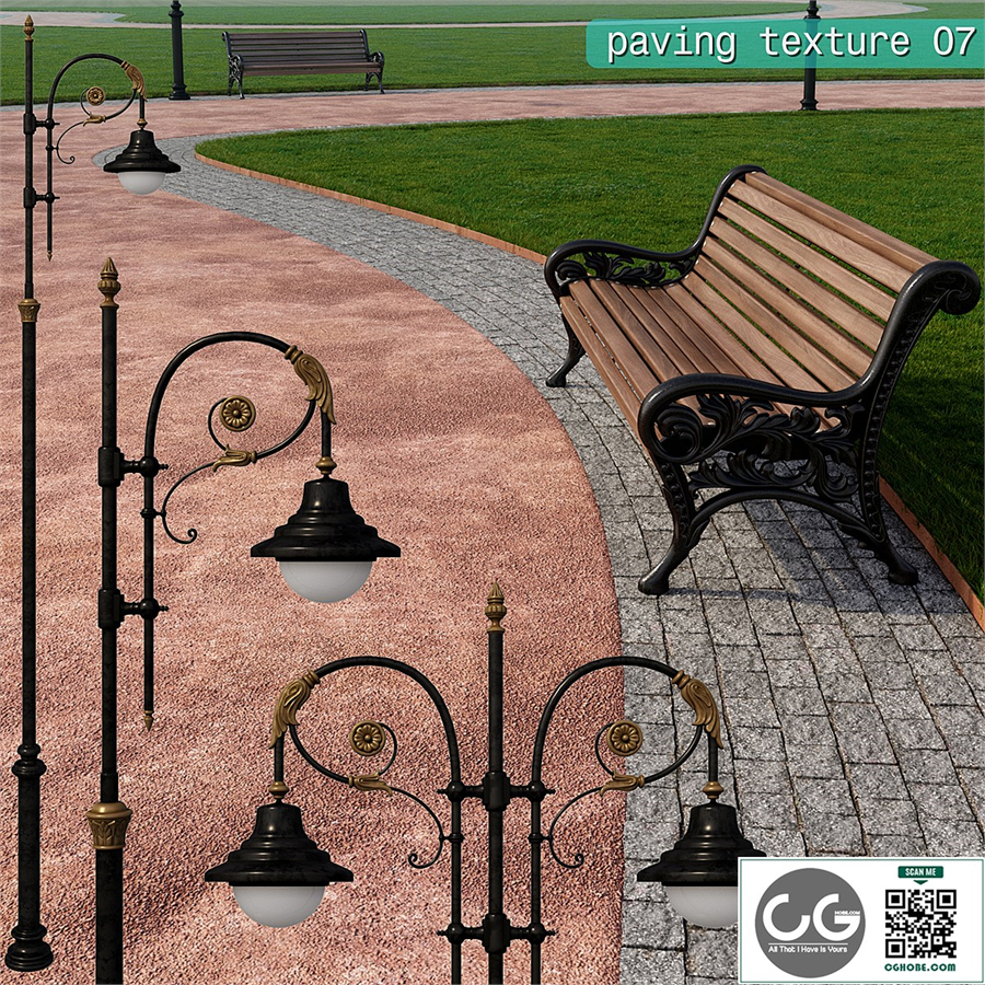 Paving granite crumb HR / street furniture 07