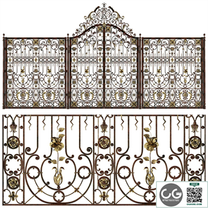 Forged gates and fences