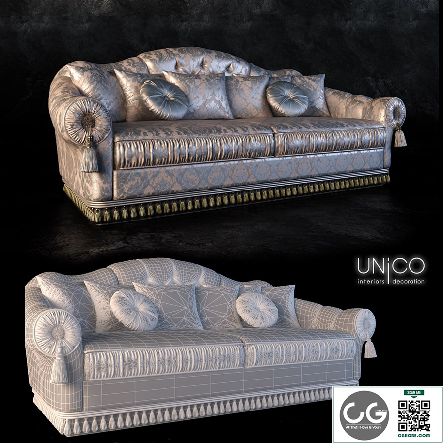 Sofa unico verdi